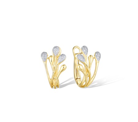 14KYW Earrings Diamond (E322072DIA14KYW)