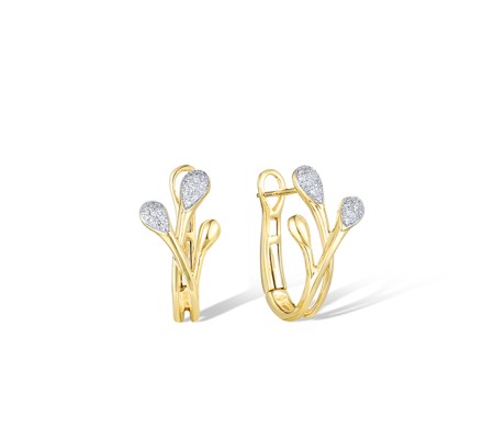 14KYW Earrings Diamond (E322073DIA14KYW)