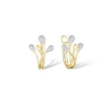 14KYW Earrings Diamond (E322074DIA14KYW)