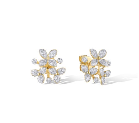14KYW Earrings Diamond (E322131DIA14KYW)