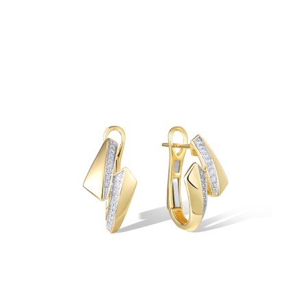 14KYW Earrings Diamond (E322151DIA14KYW)