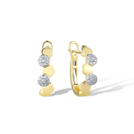 14KYW Earrings Diamond (E322193DIA14KYW)