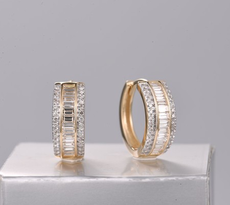 14KYW Earrings Diamond (E322359DIA14KYW)