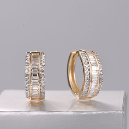 14KYW Earrings Diamond (E322359DIA14KYW)
