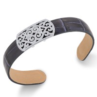 Sterling Silver Bangle White Cubic Zirconia (G308731-UWCZSL925)