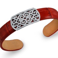 Sterling Silver Bangle White Cubic Zirconia (G308731WCZSL925)