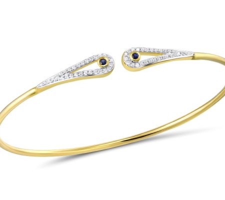 10KYW Bangle Created Sapphire,Created white sapphire (G310557CSW10KYW)