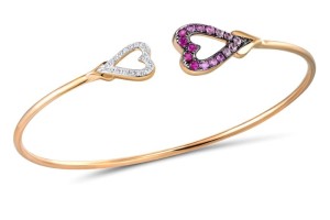 10KRWB Bangle Created Pink Sapphire,Created Ruby,Created white sapphire (G310560CPRW10KRWB)