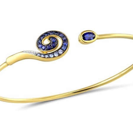 9KYWB Bangle Created Sapphire,Created white sapphire (G310563CSW9KYWB)