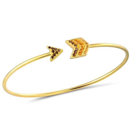 10KY Bangle Citrine,Smoky Quartz (G310568QCT10KY)