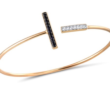 10KRWB Bangle Black Sapphire,White Sapphire (G310569BSW10KRWB)