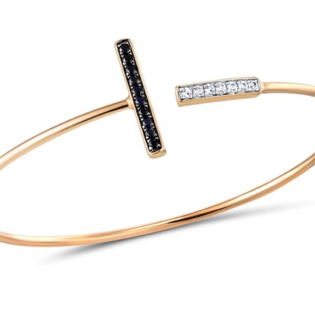 10KRWB Bangle Black Sapphire,White Sapphire (G310569BSW10KRWB)