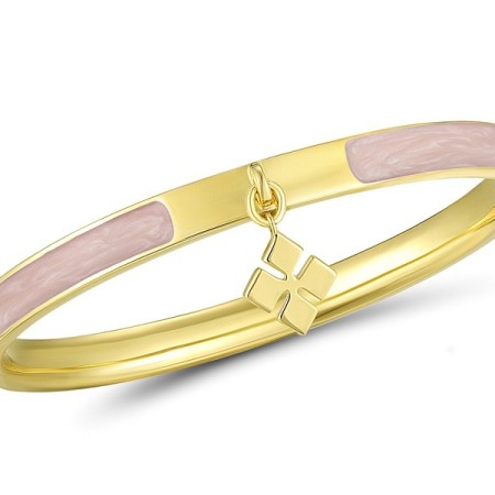 Brass w/ Yellow Gold Plating Bangle Enamel (G311264ENA1BRY)