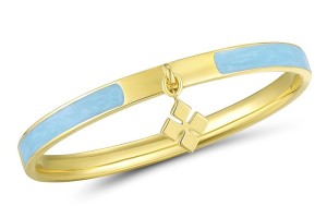 Brass w/ Yellow Gold Plating Bangle Enamel (G311264ENA4BRY)