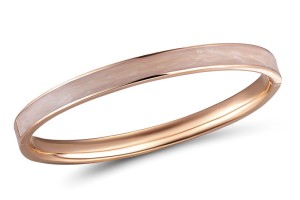 Brass w/ Rose Gold Plating Bangle Enamel (G311265ENA1BRR)