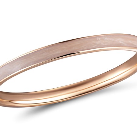 Brass w/ Rose Gold Plating Bangle Enamel (G311265ENA1BRR)