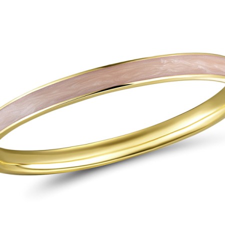 Brass w/ Yellow Gold Plating Bangle Enamel (G311265ENA1BRY)