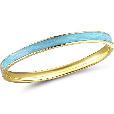 Brass w/ Yellow Gold Plating Bangle Enamel (G311265EA4BRY)