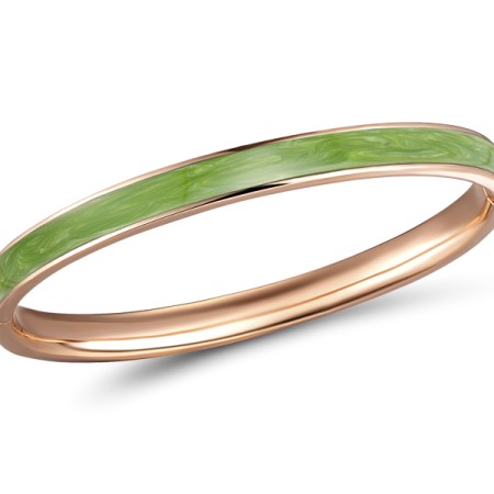 Brass w/ Rose Gold Plating Bangle Enamel (G311265EA7BRR)