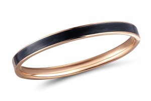 Brass w/ Rose Gold Plating Bangle Enamel (G311265EABRR)