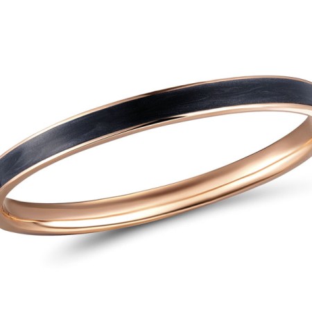 Brass w/ Rose Gold Plating Bangle Enamel (G311265EABRR)