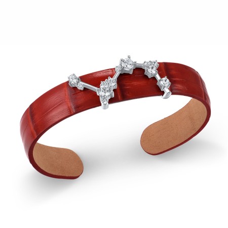 Sterling Silver Bangle White Cubic Zirconia (G316868-DWCZSL925)