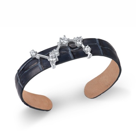 Sterling Silver Bangle White Cubic Zirconia (G316868-UWCZSL925)