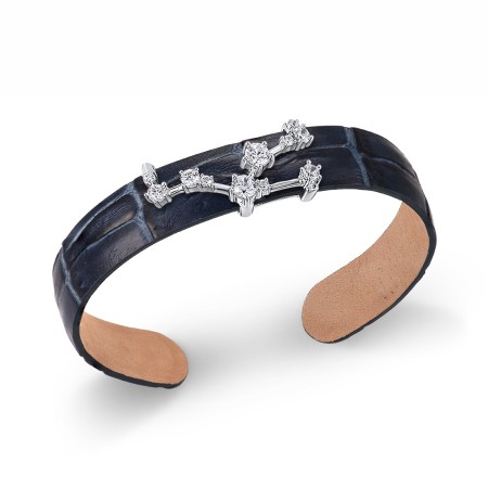 Sterling Silver Bangle White Cubic Zirconia (G316869-UWCZSL925)