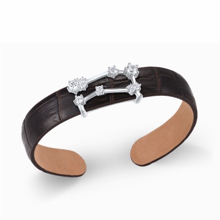 Sterling Silver Bangle White Cubic Zirconia (G316870-RWCZSL925)