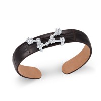 Sterling Silver Bangle White Cubic Zirconia (G316873-RWCZSL925)