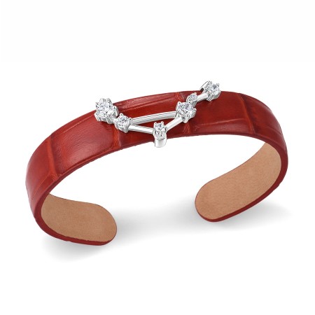 Sterling Silver Bangle White Cubic Zirconia (G316874-DWCZSL925)