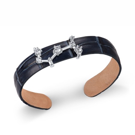 Sterling Silver Bangle White Cubic Zirconia (G316875-UWCZSL925)