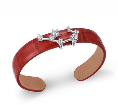 Sterling Silver Bangle White Cubic Zirconia (G316876-DWCZSL925)