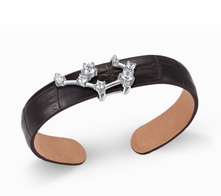 Sterling Silver Bangle White Cubic Zirconia (G316876-RWCZSL925)