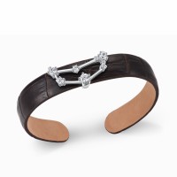 Sterling Silver Bangle White Cubic Zirconia (G316877-RWCZSL925)