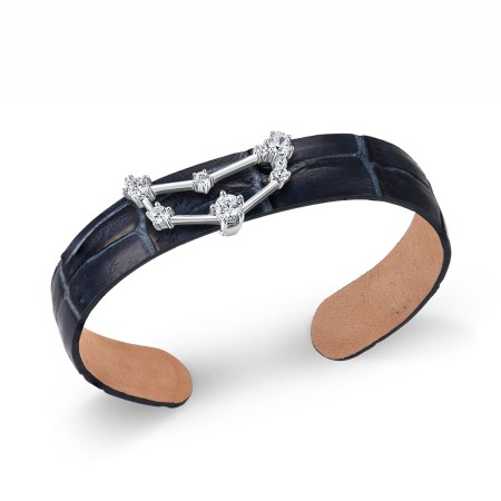 Sterling Silver Bangle White Cubic Zirconia (G316877-UWCZSL925)