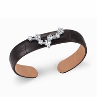 Sterling Silver Bangle White Cubic Zirconia (G316879-RWCZSL925)