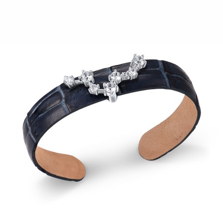 Sterling Silver Bangle White Cubic Zirconia (G316879-UWCZSL925)