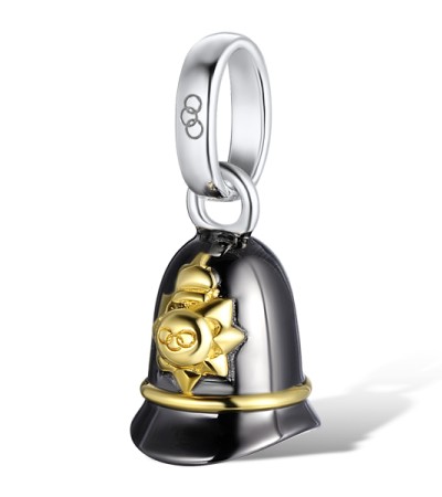 Sterling Silver w/ Yellow Black White Plating Charms  (H310866NILSZ925)