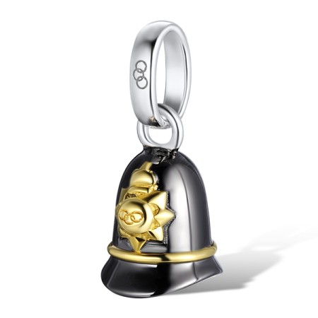 Sterling Silver w/ Yellow Black White Plating Charms  (H310866NILSZ925)