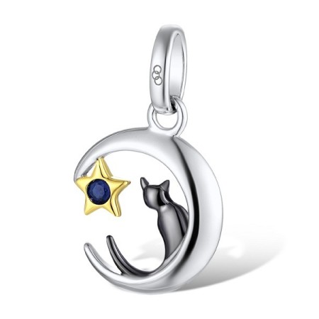 Sterling Silver w/ Yellow Black White Plating Charms Kunzite (H311929KUNSZ925)