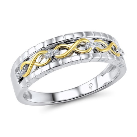 14TT Mens Ring Diamond (M305896DIA14TT)