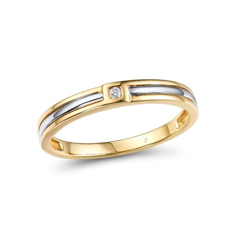 14TT Mens Ring Diamond (M306008DIA14TT-9)