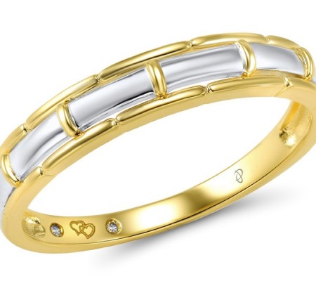 14TT Mens Ring Diamond (M306015DIA14TT-9)