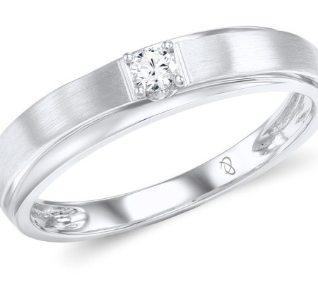 18KW Mens Ring Diamond (M600018DIA18KW)