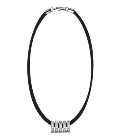 Sterling Silver Necklace White Cubic Zirconia (N303954WCZSL925)