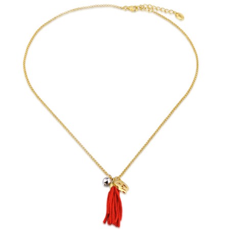 Sterling Silver w/ Yellow Plating Necklace  (N304450NILSY925)