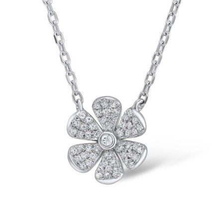 14KW Necklace Diamond (N307911DIA14KW)