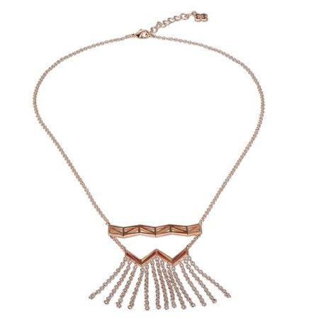 Brass w/ Rose Gold Plating Necklace Enamel (N308382ENABRR)