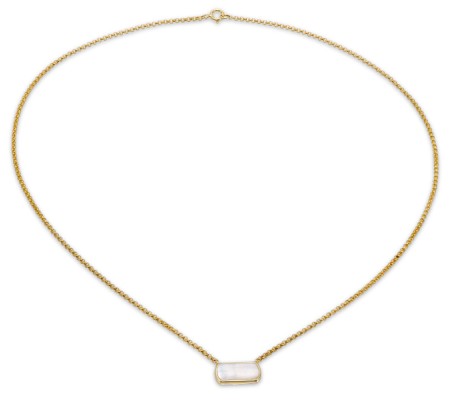 10KY Necklace White Shell (N309124WMP10KY)